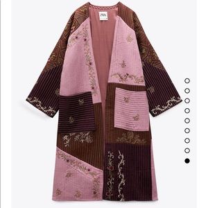 Zara Embroidered Patchwork Kimono Limited Edition